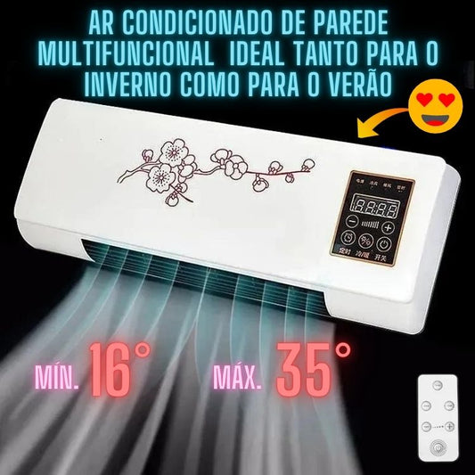 🎁 Ar condicionado de parede versátil para aquecimento e arrefecimento